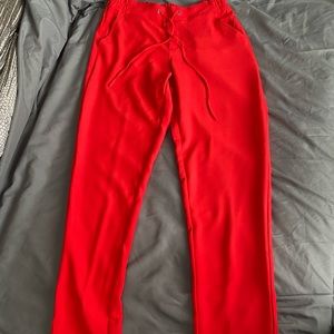 Red pants